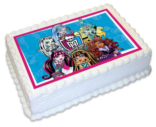 Monsters High #4 Edible Icing Image - Click Image to Close